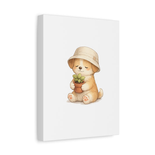 "Something to Care For" | Gentle Nursery Canvas Wall Art