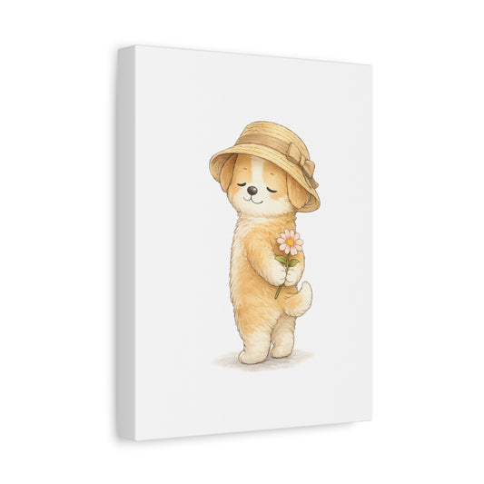 "Just for You" | Soft Illustrated Canvas Wall Art