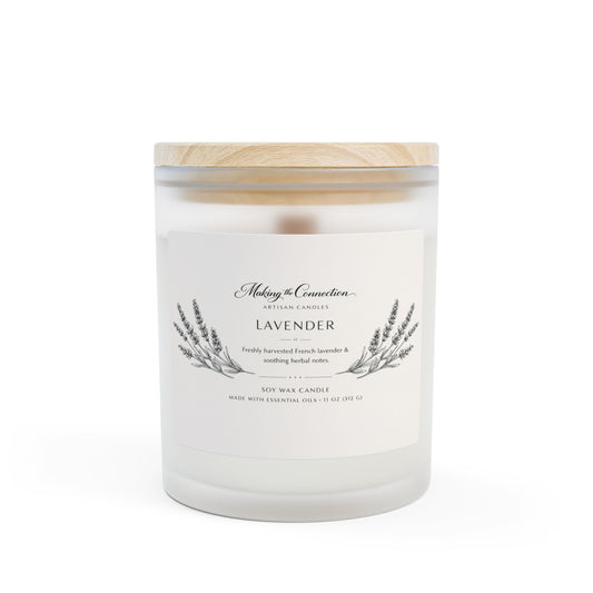 Lavender | Frosted Glass Candle