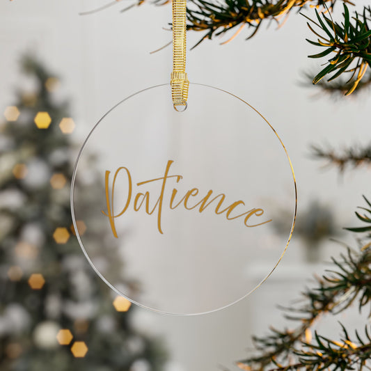 Patience Holiday Ornament