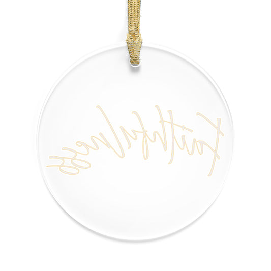 Faithfulness Holiday Ornament