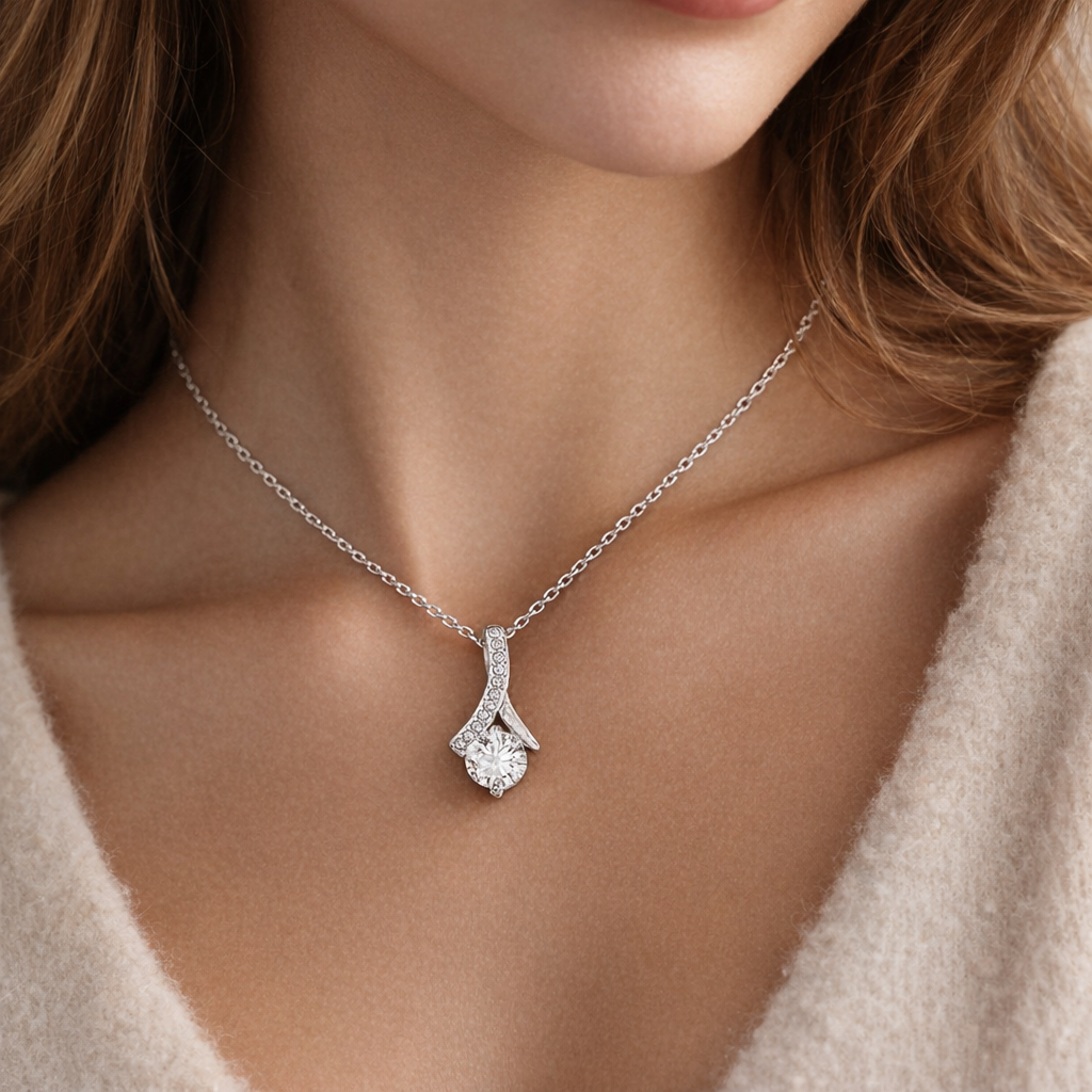 To My Wonderful Mom Necklace