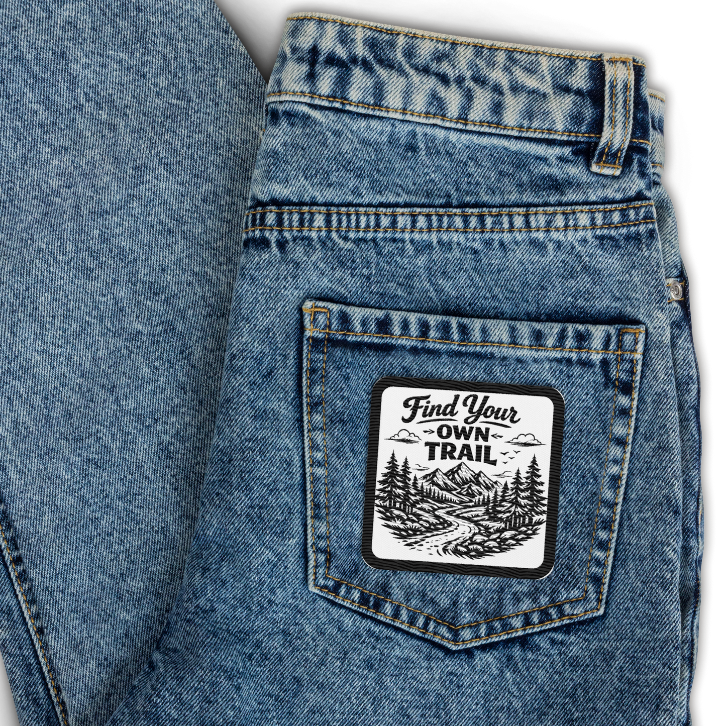 Find Your Own Trail Embroidered Patch