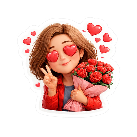 Flower Bouquet Vinyl Sticker