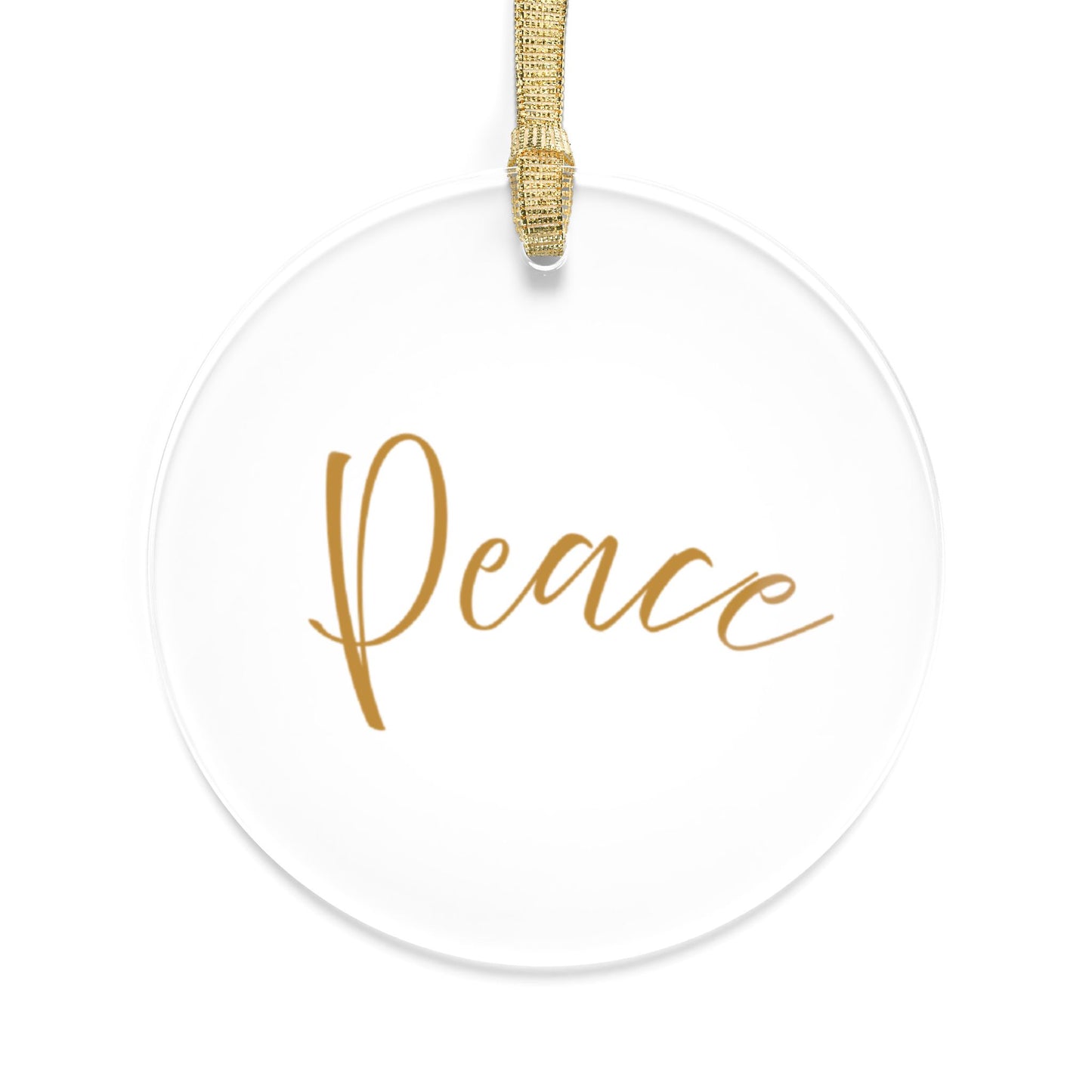 Peace Holiday Ornament