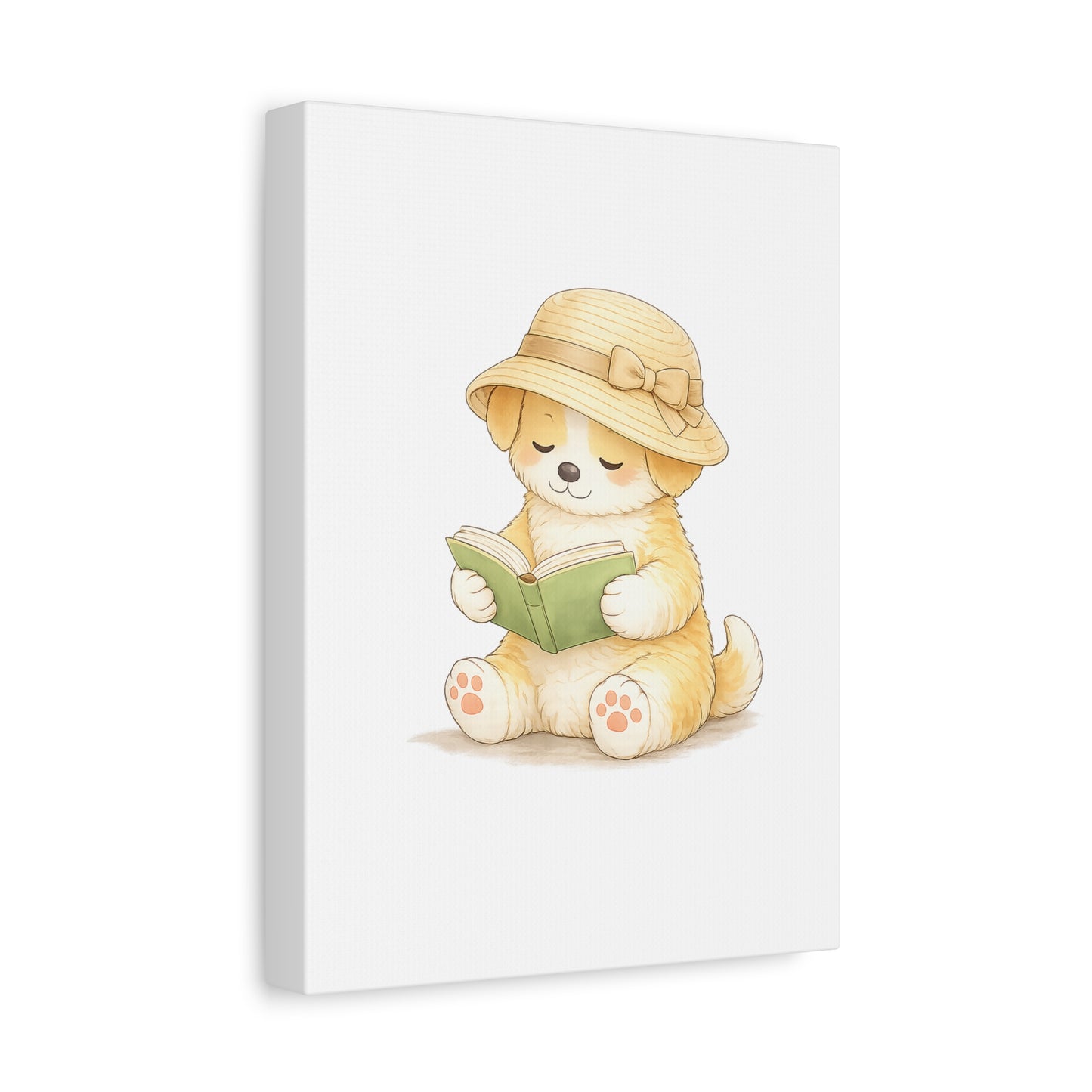 "Lost in a Story" | Soft Illustrated Canvas Wall Art