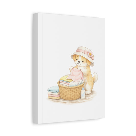 "The Comfort of Order" | Soft Illustrated Canvas Wall Art