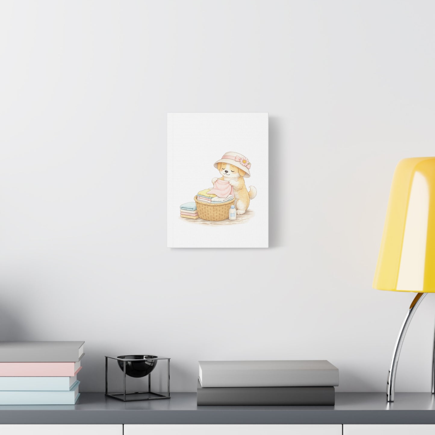 "The Comfort of Order" | Soft Illustrated Canvas Wall Art
