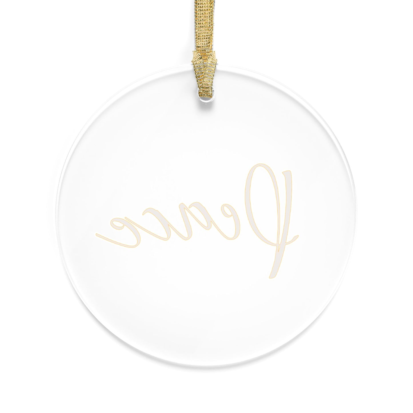 Peace Holiday Ornament