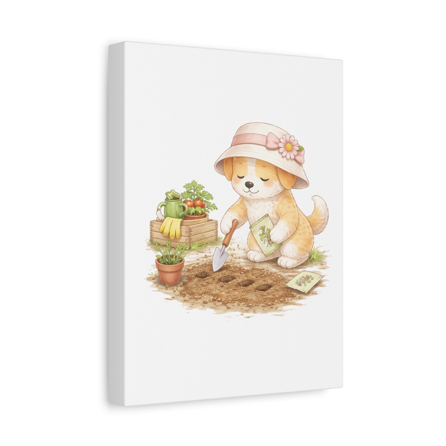 "Planting Hope" | Soft Illustrated Canvas Wall Art