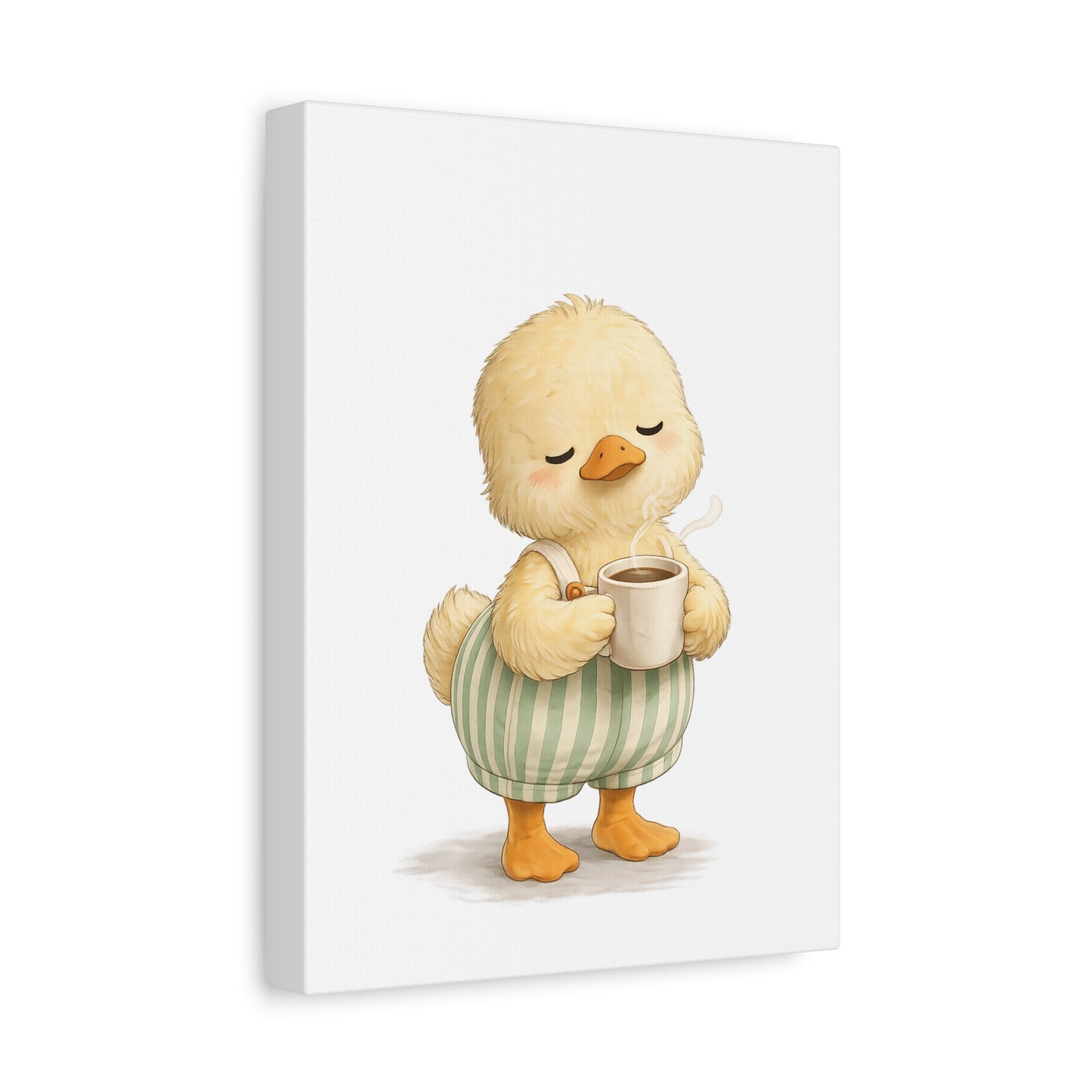 A Quiet Cup | Everyday Duck Canvas