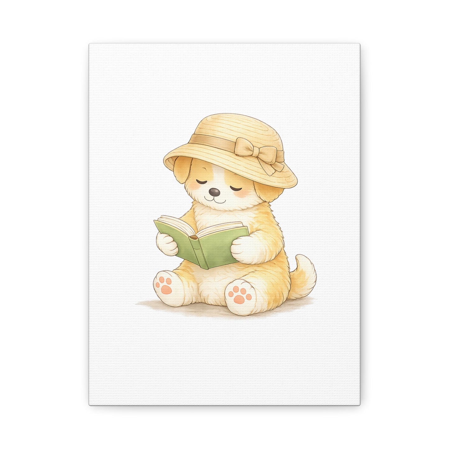 "Lost in a Story" | Soft Illustrated Canvas Wall Art