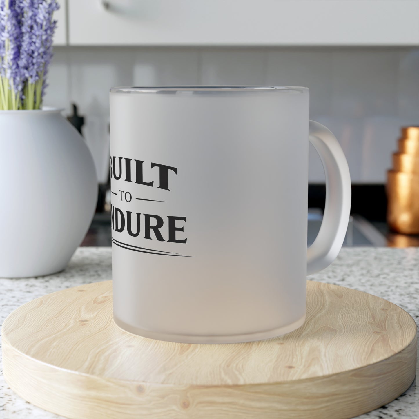 Built to Endure Frosted | Glass Mug
