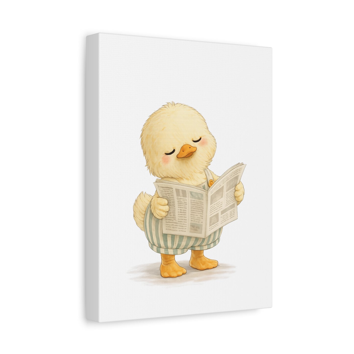 Keeping Up Quietly | Everyday Duck Canvas