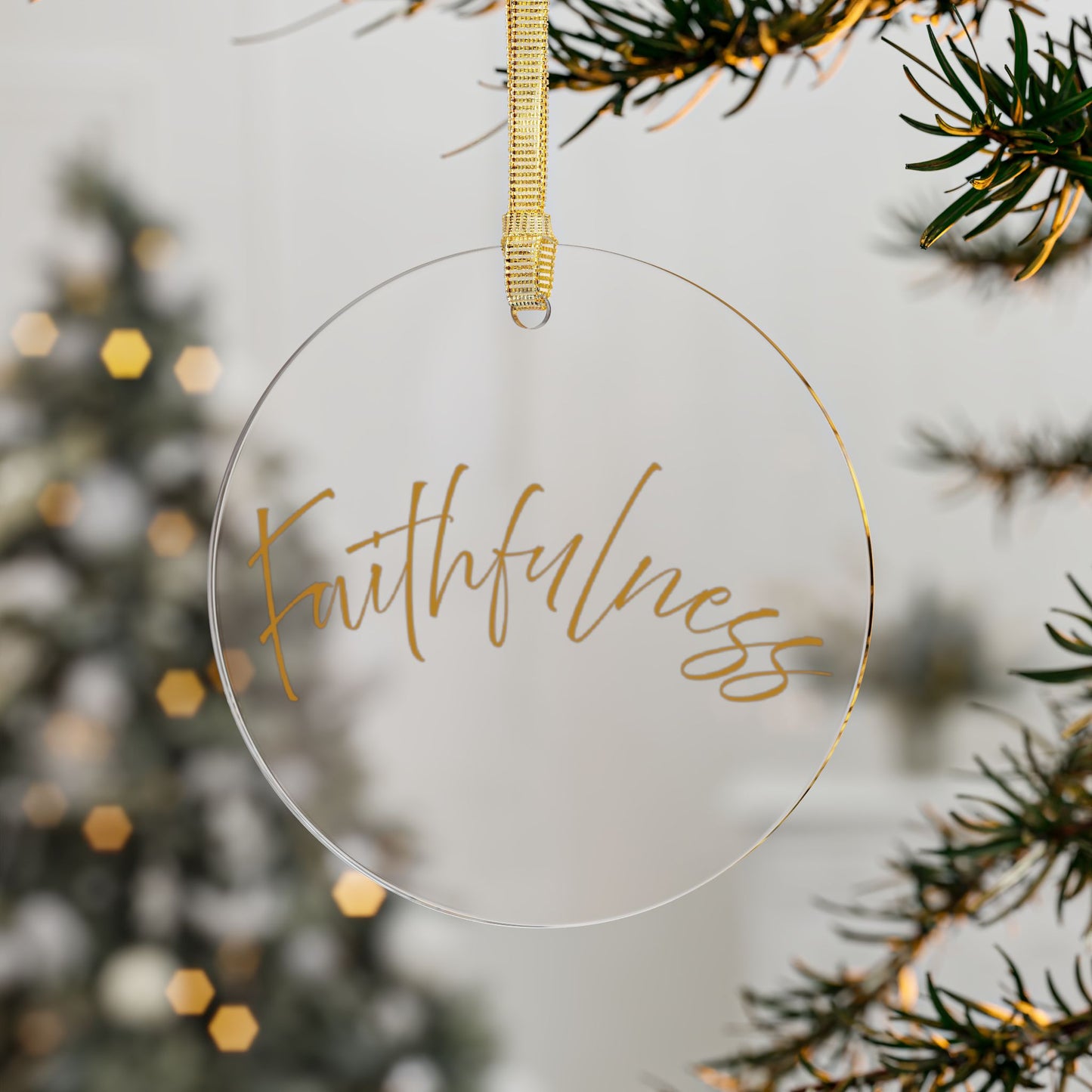 Faithfulness Holiday Ornament