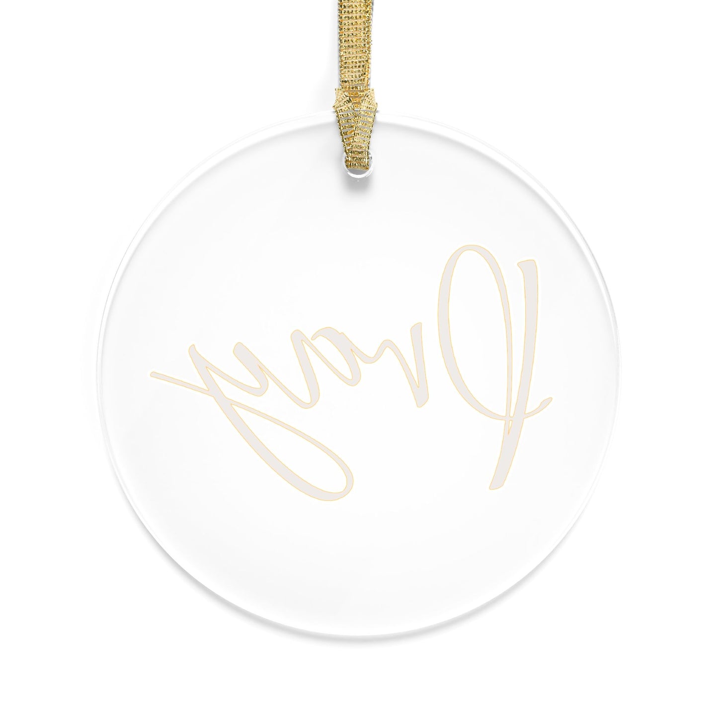 Pray Holiday Ornament