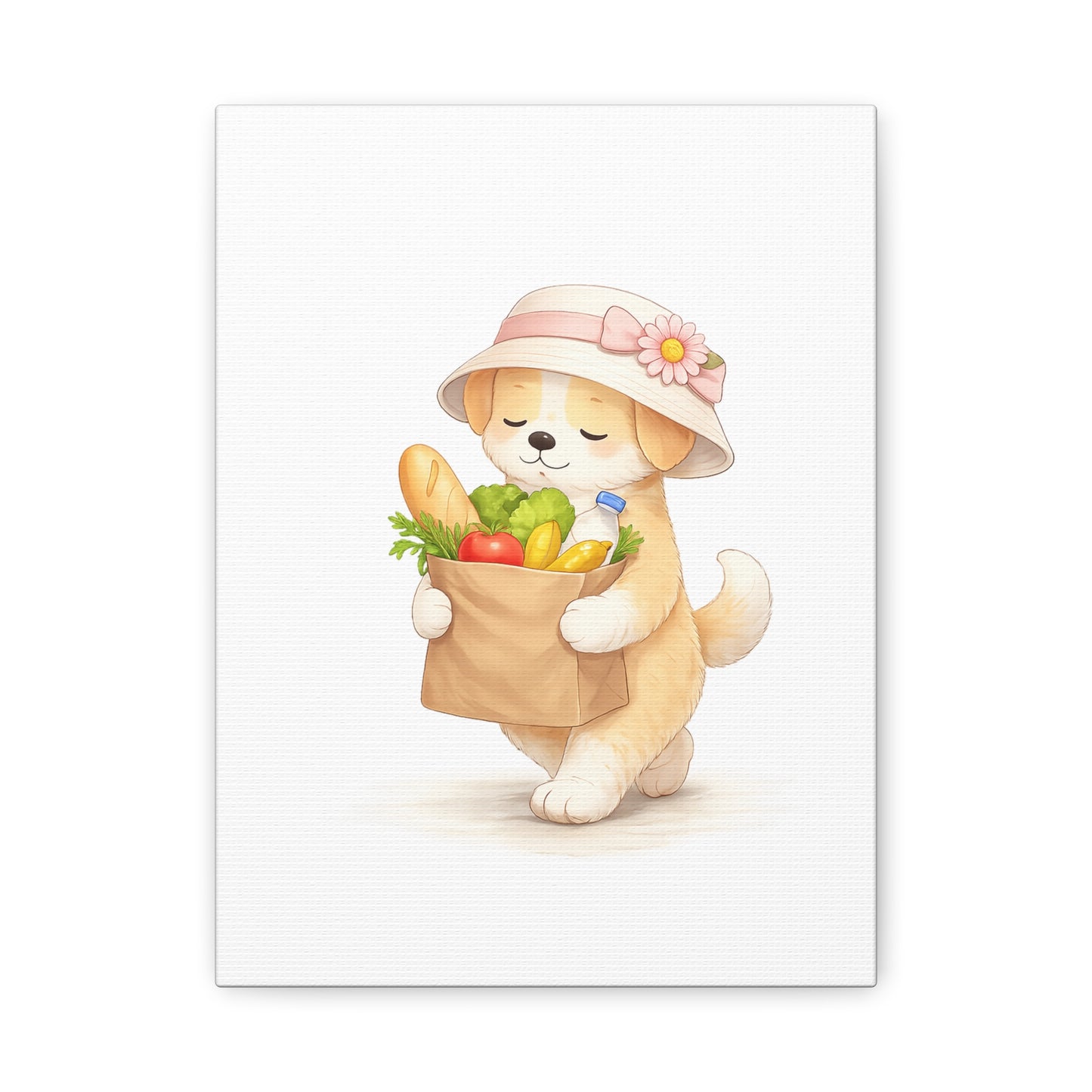 "Bringing It All Home" | Soft Illustrated Canvas Wall Art