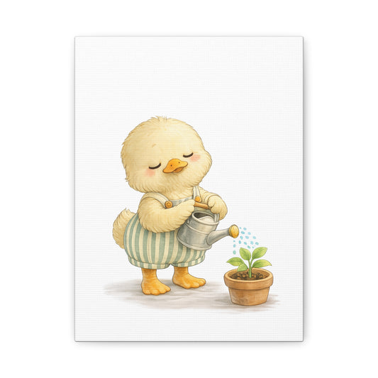 Tending Something Small | Everyday Duck Canvas