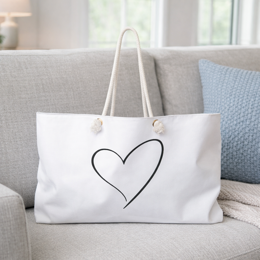 Minimalist Heart | Travel Tote