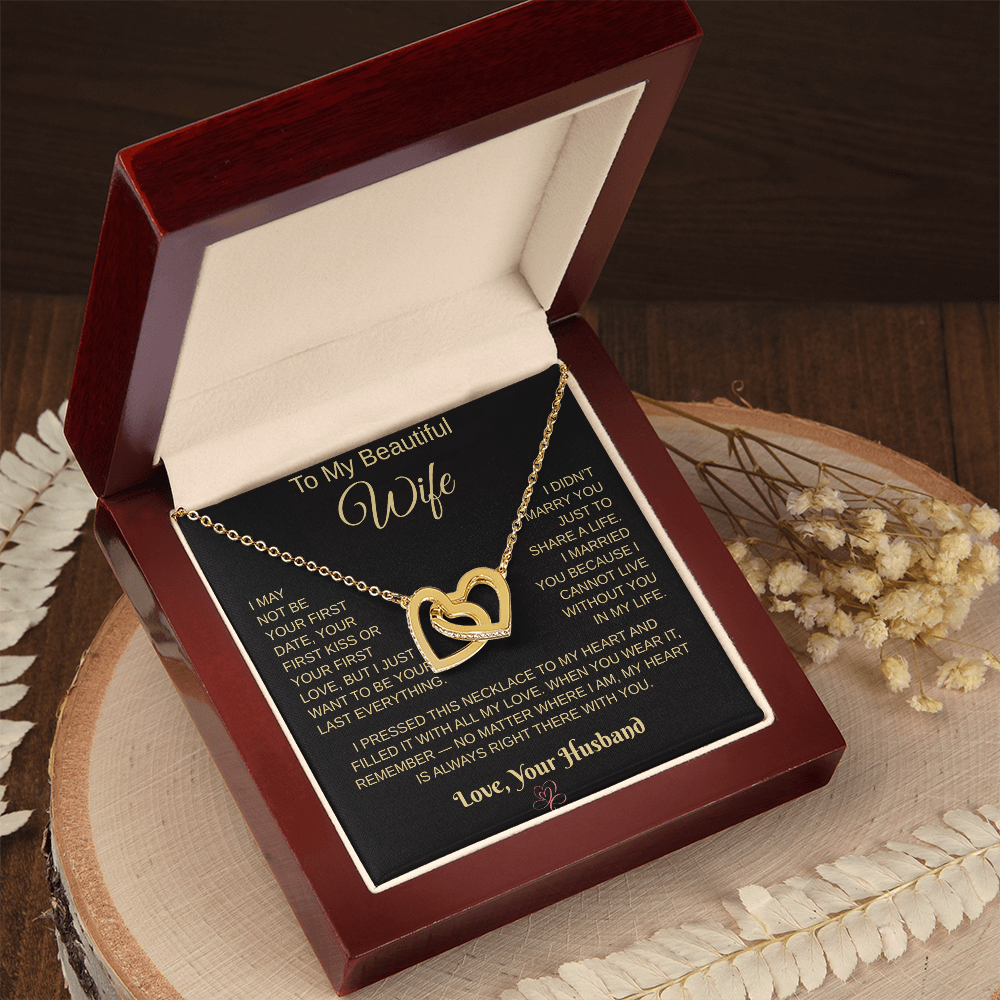 To My Beautiful Wife – Heartfelt Necklace Gift from Husband