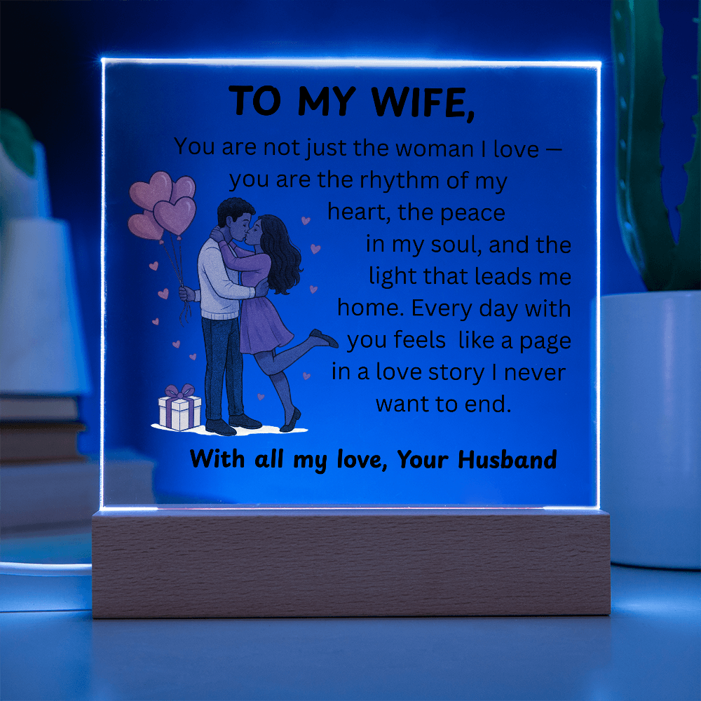 Together Since Forever – Romantic Couple Acrylic Plaque