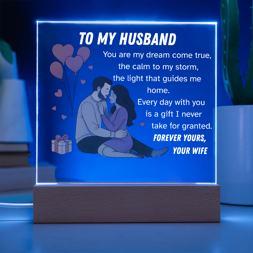 Forever in Your Arms – Romantic Couple Acrylic Art Gift