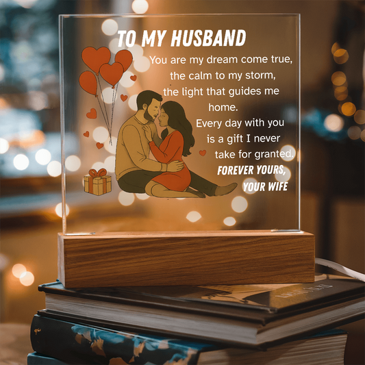 Forever in Your Arms – Romantic Couple Acrylic Art Gift