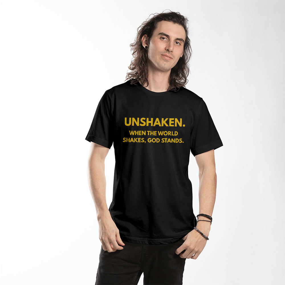 UNSHAKEN – Christian Faith T-Shirt