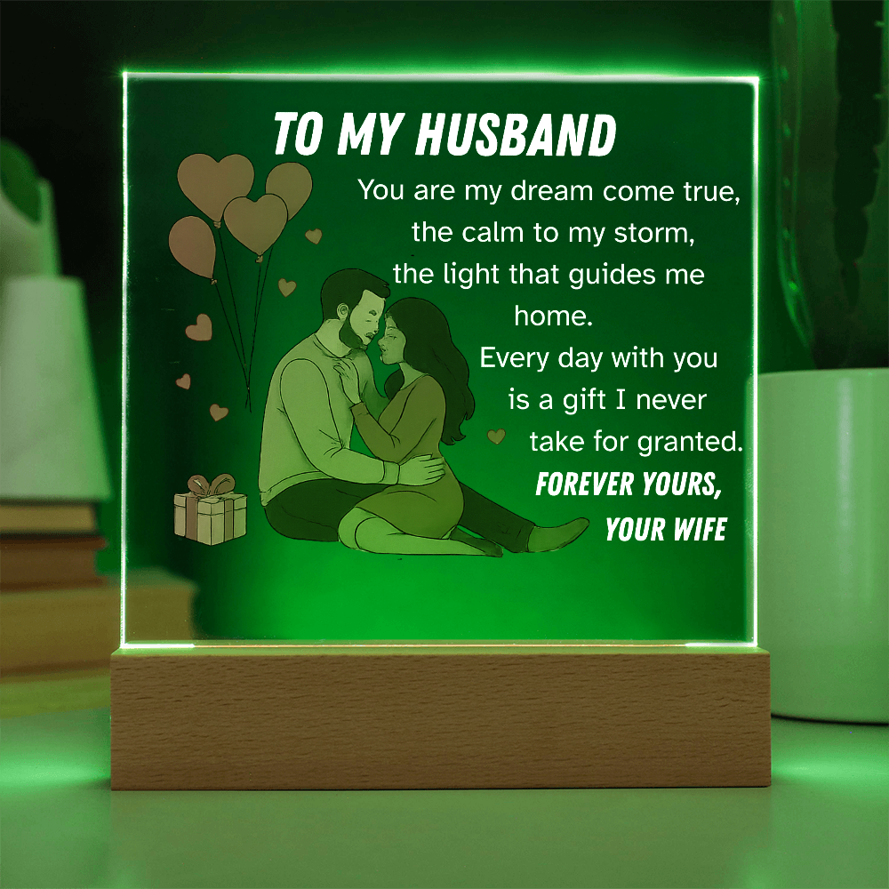 Forever in Your Arms – Romantic Couple Acrylic Art Gift