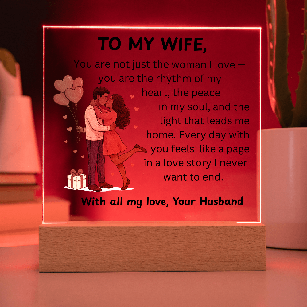 Together Since Forever – Romantic Couple Acrylic Plaque