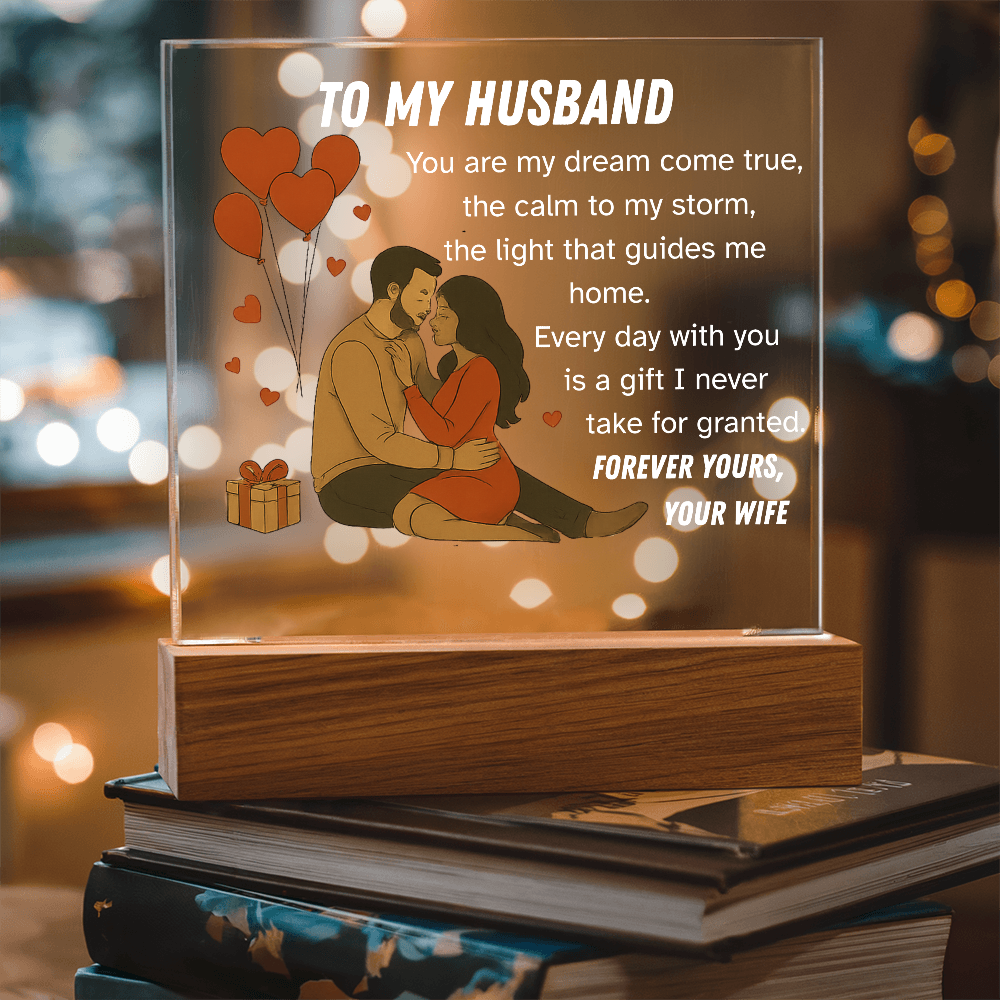 Forever in Your Arms – Romantic Couple Acrylic Art Gift