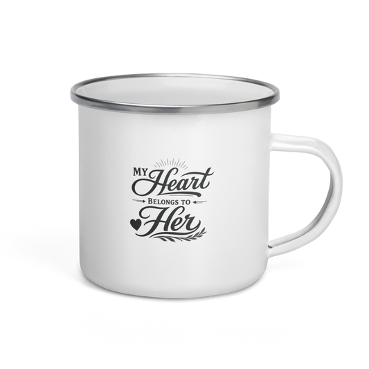 My Heart Belongs to Her | Enamel Mug