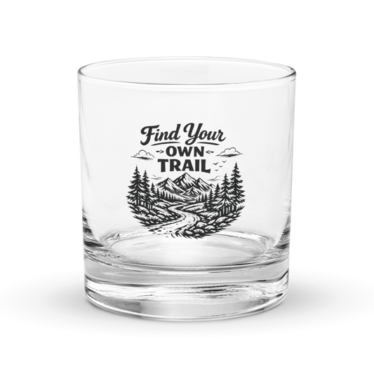 Find Your Own Trail Rocks Glass